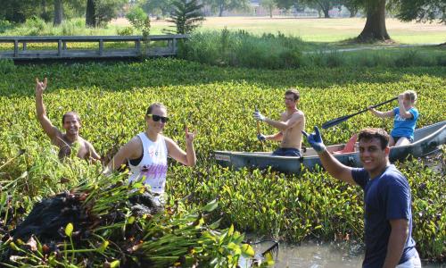 Spring Lake clean-up