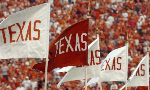 Texas band flags