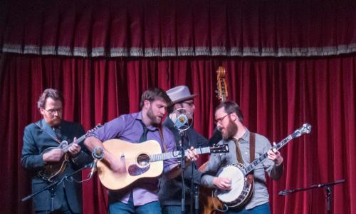 Wood & Wire performing at the Cactus Cafe