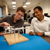 Mechanical engineering students in ReNeu Robotics Lab.