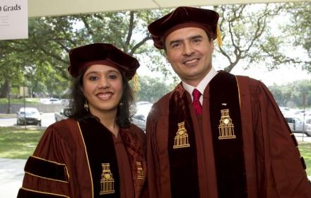 LBJ Ph.D. graduates.