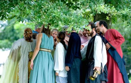Shakespeare at Winedale outdoor performance